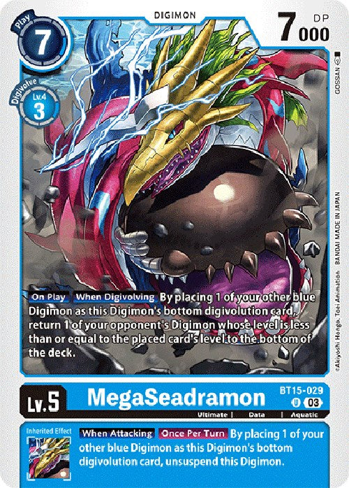 MegaSeadramon [BT15-029] [Exceed Apocalypse] | Play N Trade Winnipeg