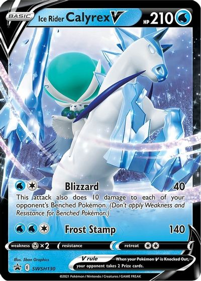 Ice Rider Calyrex V (SWSH130) [Sword & Shield: Black Star Promos] | Play N Trade Winnipeg