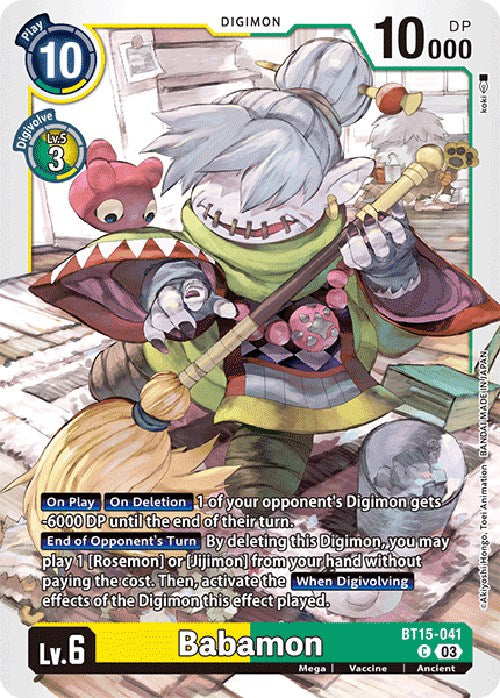 Babamon [BT15-041] [Exceed Apocalypse] | Play N Trade Winnipeg