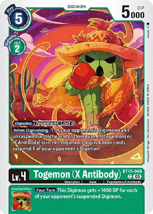 Togemon [BT15-048] (X Antibody) [Exceed Apocalypse] | Play N Trade Winnipeg