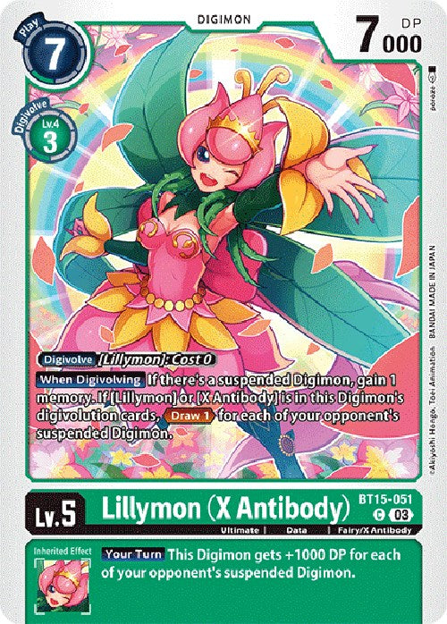 Lillymon [BT15-051] (X Antibody) [Exceed Apocalypse] | Play N Trade Winnipeg