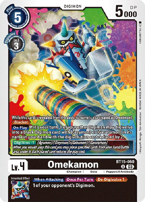 Omekamon [BT15-060] [Exceed Apocalypse] | Play N Trade Winnipeg