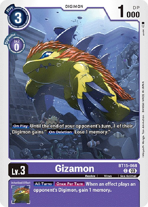 Gizamon [BT15-068] [Exceed Apocalypse] | Play N Trade Winnipeg