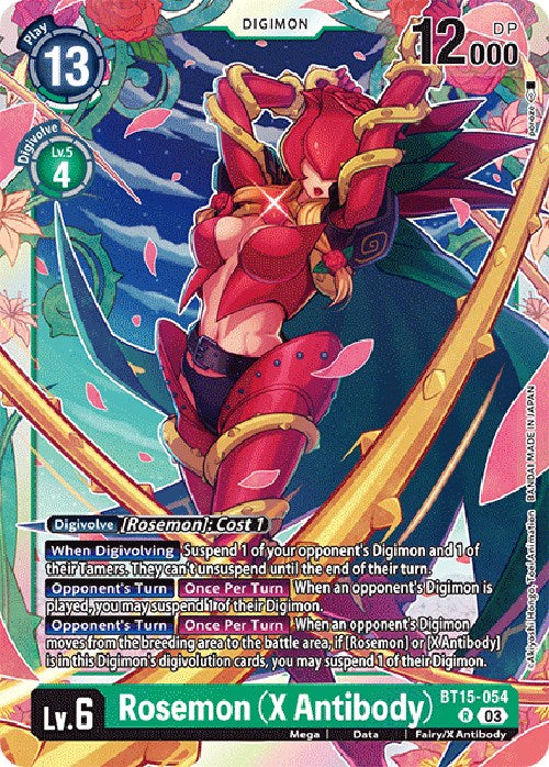 Rosemon [BT15-054] (X Antibody) [Exceed Apocalypse] | Play N Trade Winnipeg