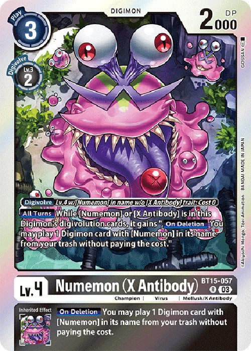 Numemon [BT15-057] (X Antibody) [Exceed Apocalypse] | Play N Trade Winnipeg