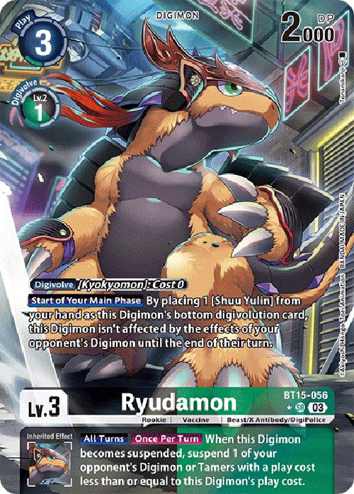 Ryudamon [BT15-056] (Alternate Art) [Exceed Apocalypse] | Play N Trade Winnipeg