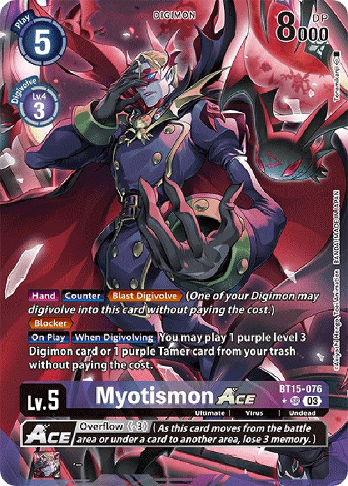 Myotismon Ace [BT15-076] (Alternate Art) [Exceed Apocalypse] | Play N Trade Winnipeg