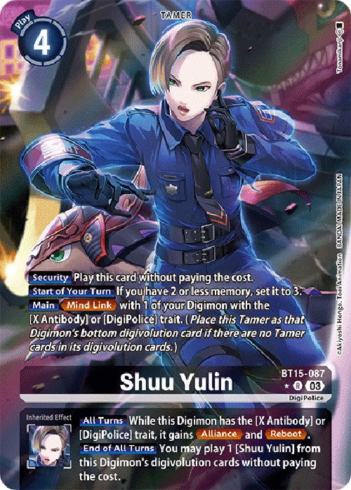 Shuu Yulin [BT15-087] (Alternate Art) [Exceed Apocalypse] | Play N Trade Winnipeg