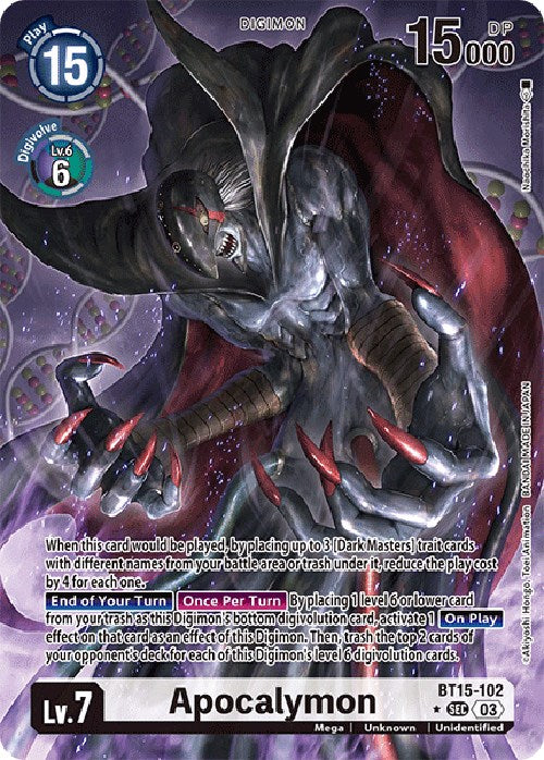 Apocalymon [BT15-102] (Alternate Art) [Exceed Apocalypse] | Play N Trade Winnipeg