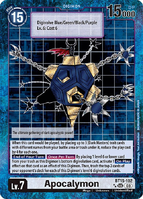 Apocalymon [BT15-102] (Special Edition Alternate Art) [Exceed Apocalypse] | Play N Trade Winnipeg