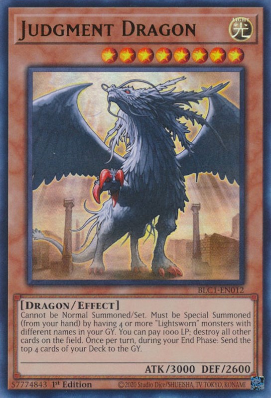 Judgment Dragon [BLC1-EN012] Ultra Rare | Play N Trade Winnipeg