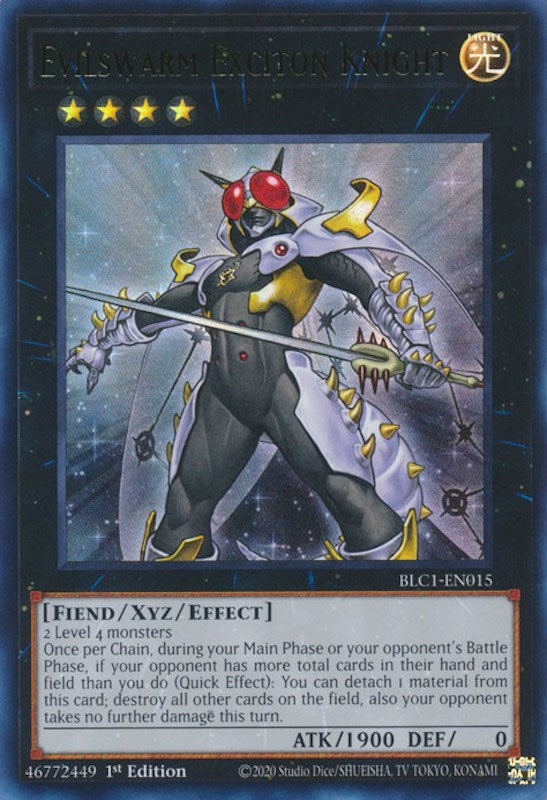 Evilswarm Exciton Knight [BLC1-EN015] Ultra Rare | Play N Trade Winnipeg