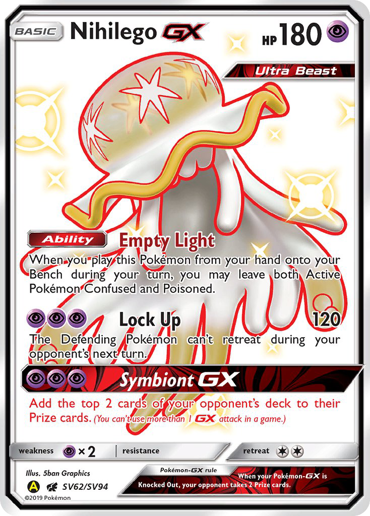 Nihilego GX (SV62/SV94) [Sun & Moon: Hidden Fates - Shiny Vault] | Play N Trade Winnipeg