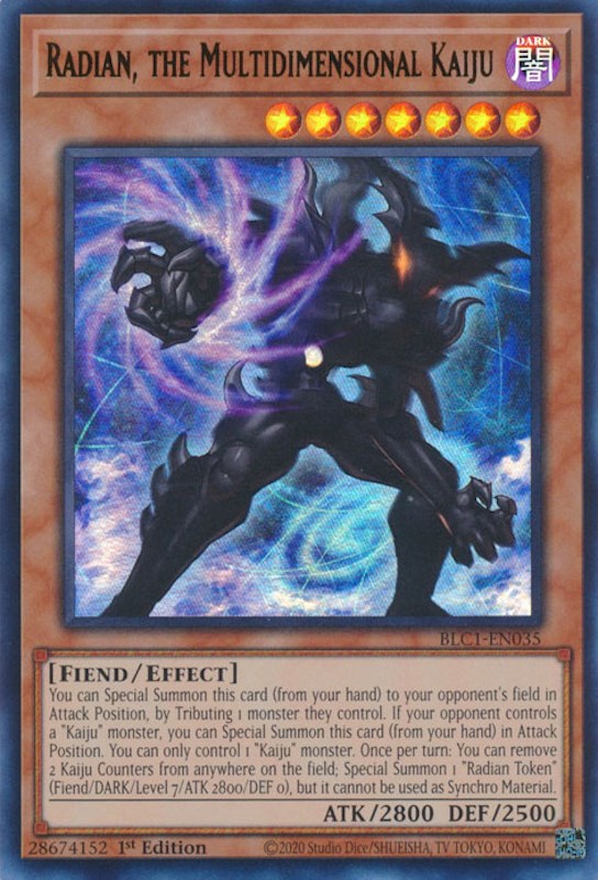 Radian, the Multidimensional Kaiju [BLC1-EN035] Ultra Rare | Play N Trade Winnipeg