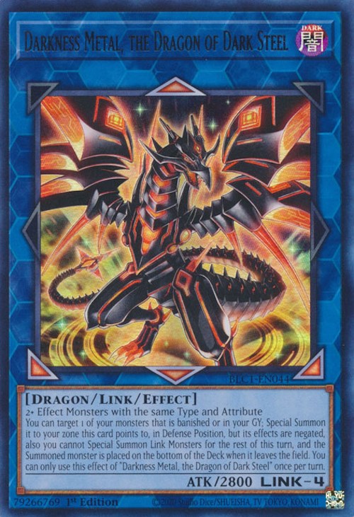 Darkness Metal, the Dragon of Dark Steel [BLC1-EN044] Ultra Rare | Play N Trade Winnipeg