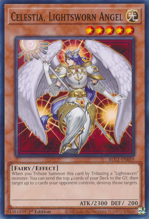 Celestia, Lightsworn Angel [BLC1-EN059] Common | Play N Trade Winnipeg