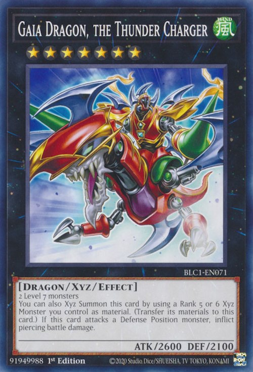 Gaia Dragon, the Thunder Charger [BLC1-EN071] Common | Play N Trade Winnipeg