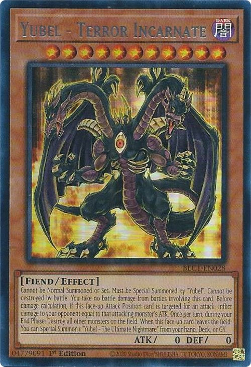 Yubel - Terror Incarnate (Silver) [BLC1-EN028] Ultra Rare | Play N Trade Winnipeg