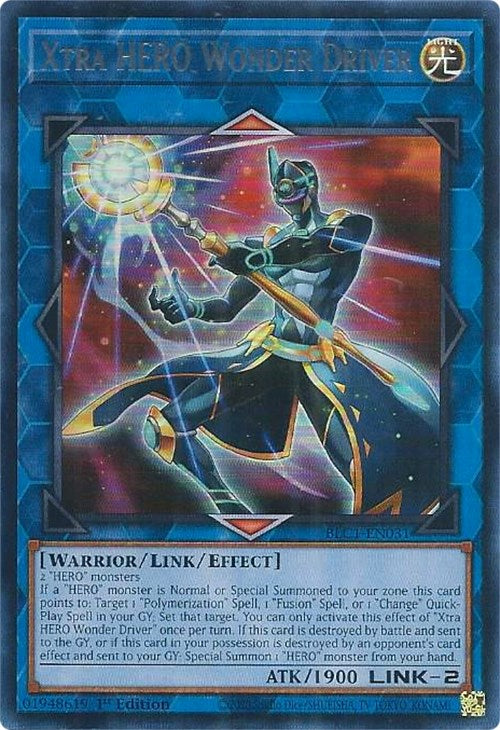 Xtra HERO Wonder Driver (Silver) [BLC1-EN031] Ultra Rare | Play N Trade Winnipeg