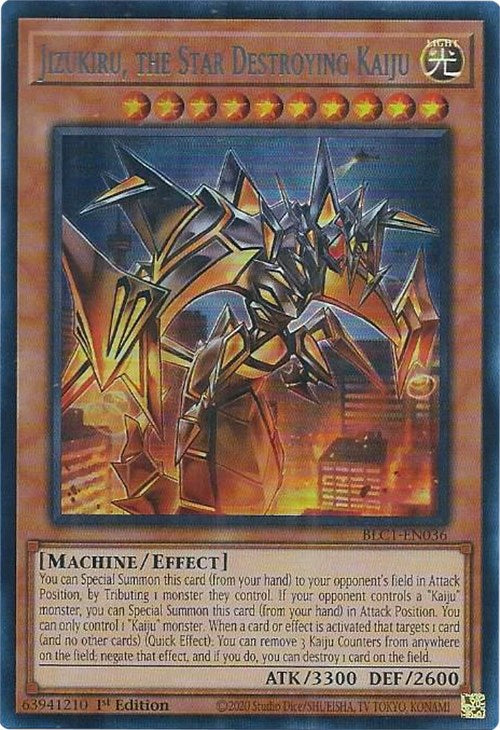 Jizukiru, the Star Destroying Kaiju (Silver) [BLC1-EN036] Ultra Rare | Play N Trade Winnipeg