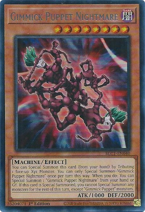 Gimmick Puppet Nightmare (Silver) [BLC1-EN040] Ultra Rare | Play N Trade Winnipeg