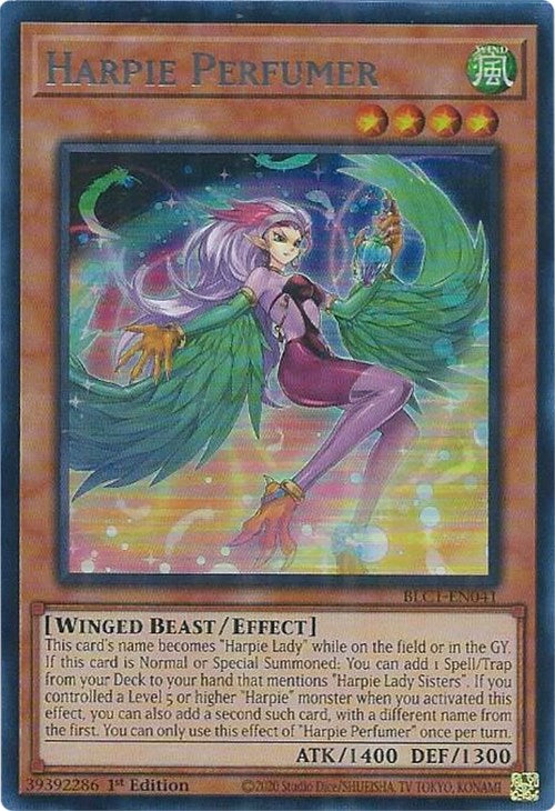 Harpie Perfumer (Silver) [BLC1-EN041] Ultra Rare | Play N Trade Winnipeg