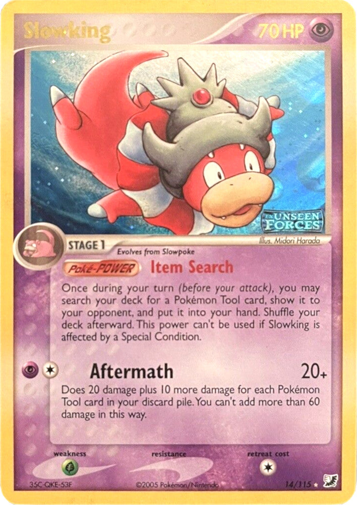 Slowking (14/115) (Stamped) [EX: Unseen Forces] | Play N Trade Winnipeg