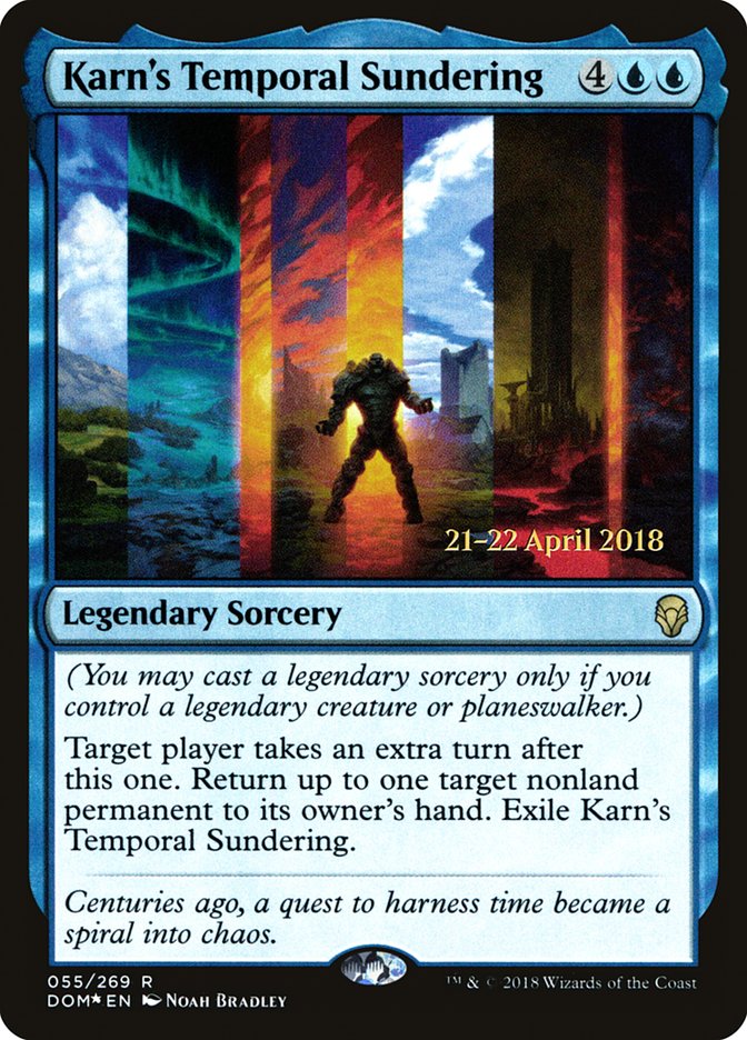 Karn's Temporal Sundering  [Dominaria Prerelease Promos] | Play N Trade Winnipeg