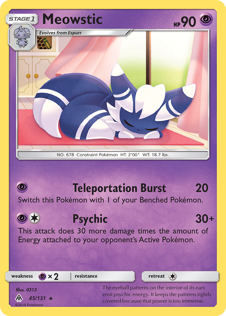 Meowstic (45/131) [Sun & Moon: Forbidden Light] | Play N Trade Winnipeg