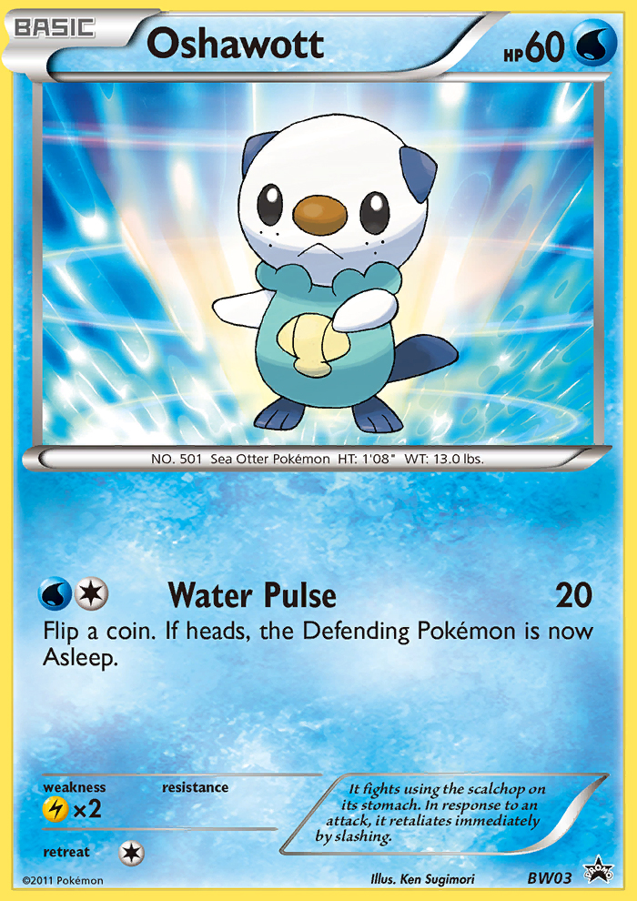 Oshawott (BW03) [Black & White: Black Star Promos] | Play N Trade Winnipeg