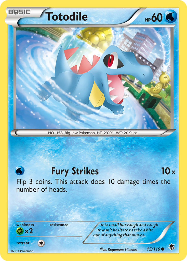 Totodile (15/119) [XY: Phantom Forces] | Play N Trade Winnipeg