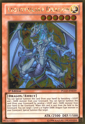 Lightpulsar Dragon [PGLD-EN039] Gold Rare | Play N Trade Winnipeg