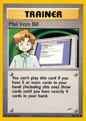 Mail from Bill (105/105) [Neo Destiny Unlimited] | Play N Trade Winnipeg