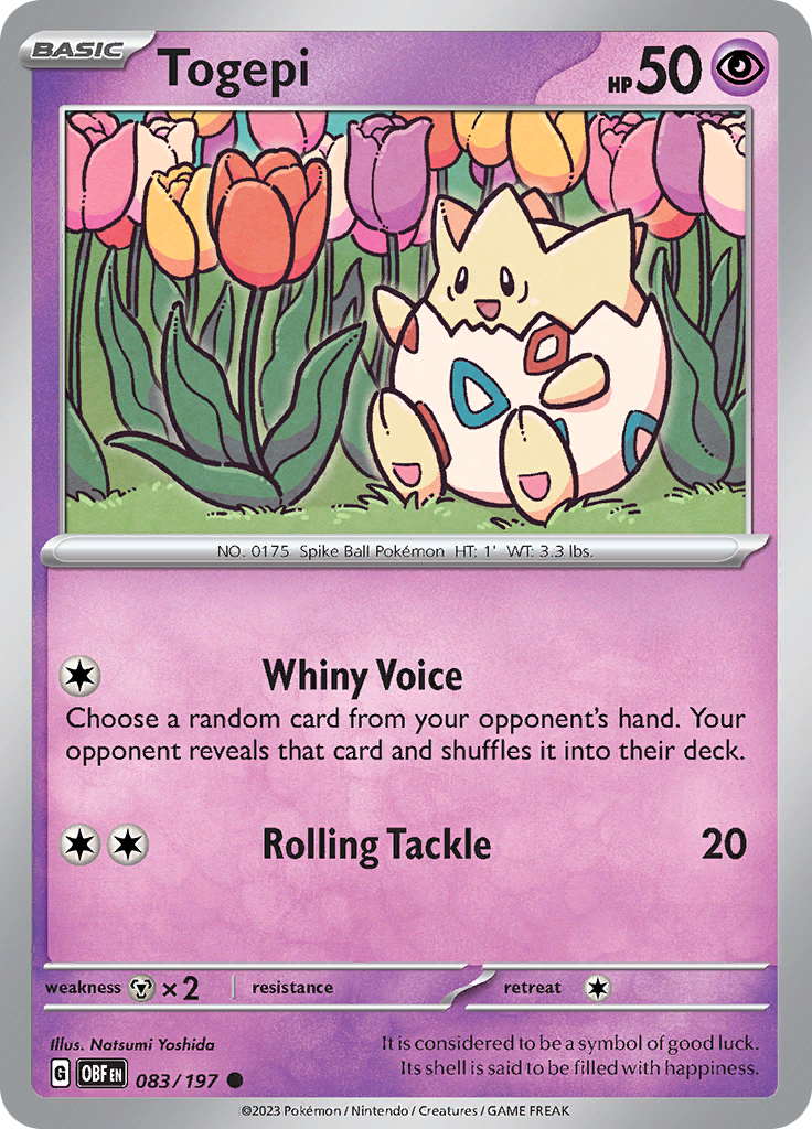 Togepi (083/197) [Scarlet & Violet: Obsidian Flames] | Play N Trade Winnipeg