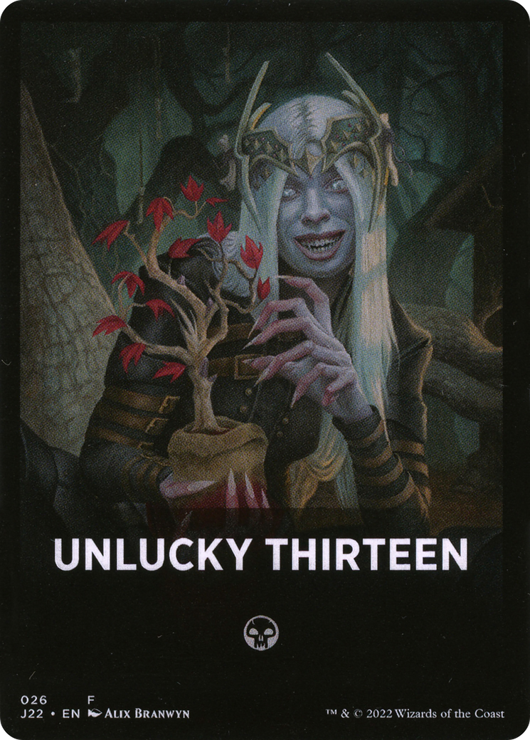 Unlucky Thirteen Theme Card [Jumpstart 2022 Front Cards] | Play N Trade Winnipeg