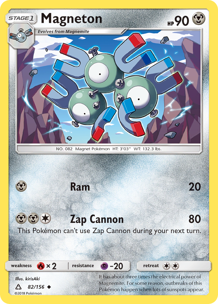 Magneton (82/156) [Sun & Moon: Ultra Prism] | Play N Trade Winnipeg