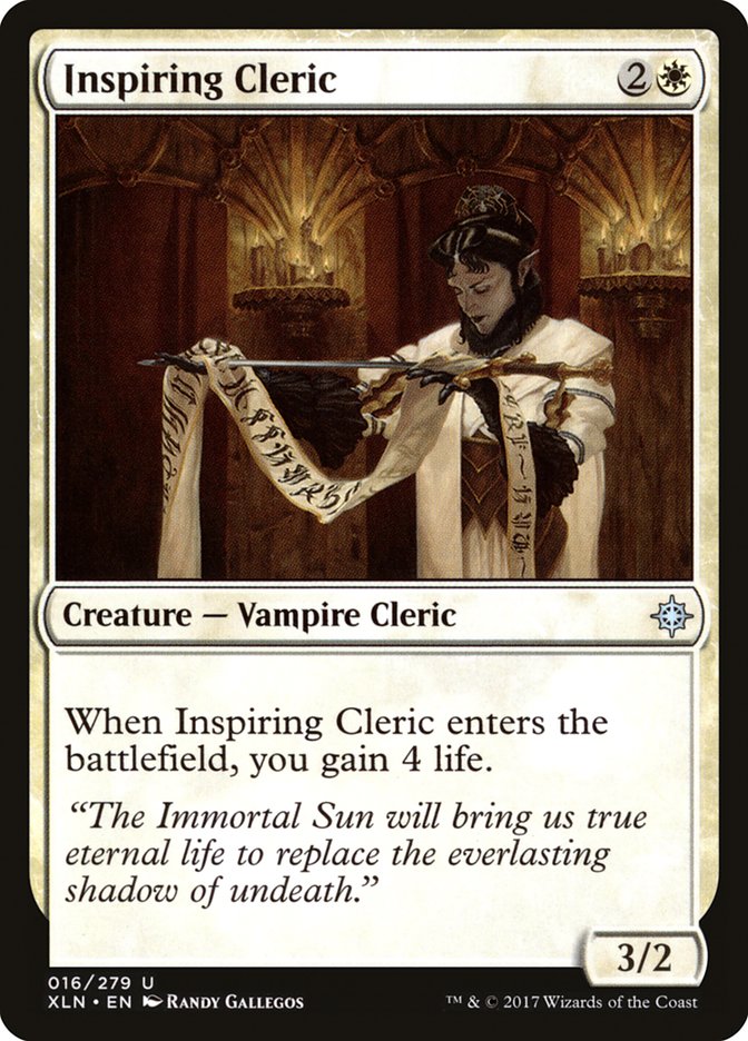 Inspiring Cleric [Ixalan] | Play N Trade Winnipeg