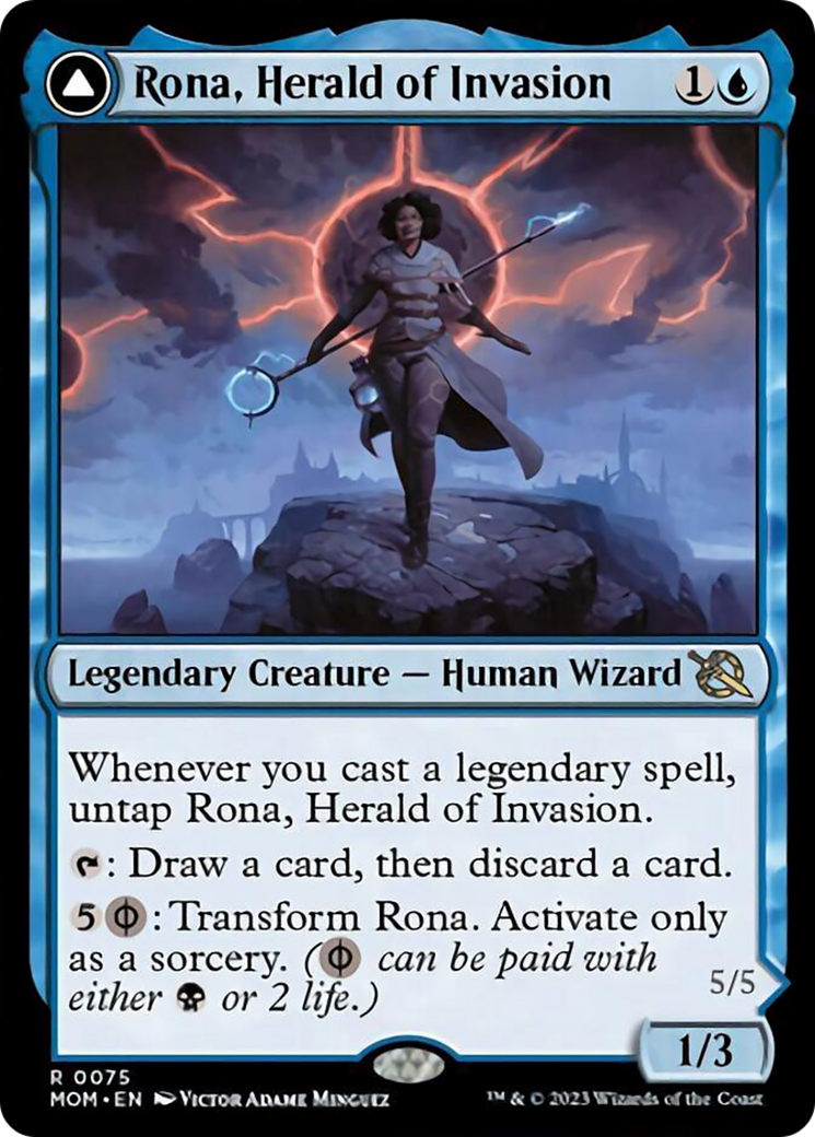 Rona, Herald of Invasion // Rona, Tolarian Obliterator [March of the Machine] | Play N Trade Winnipeg