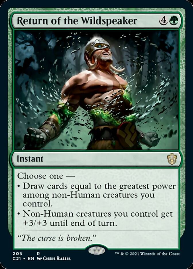 Return of the Wildspeaker [Commander 2021] | Play N Trade Winnipeg
