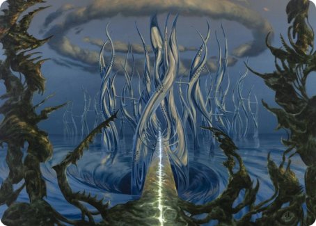 Tanglepool Bridge Art Card [Modern Horizons 2 Art Series] | Play N Trade Winnipeg
