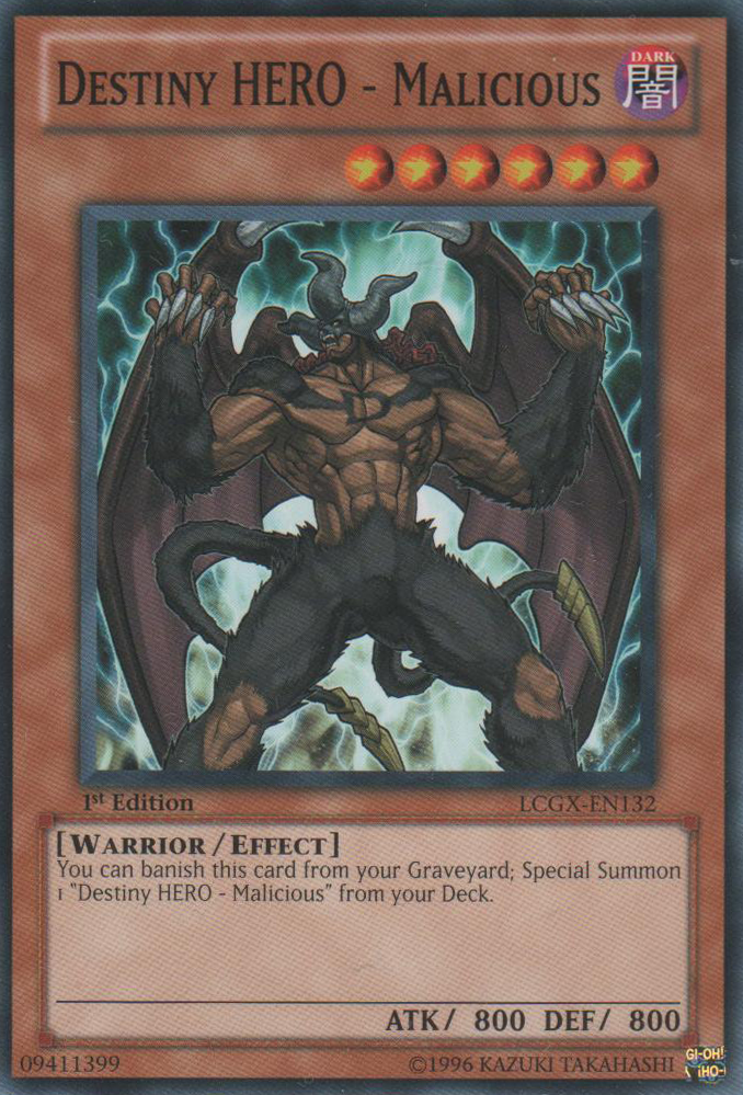 Destiny HERO - Malicious [LCGX-EN132] Common | Play N Trade Winnipeg