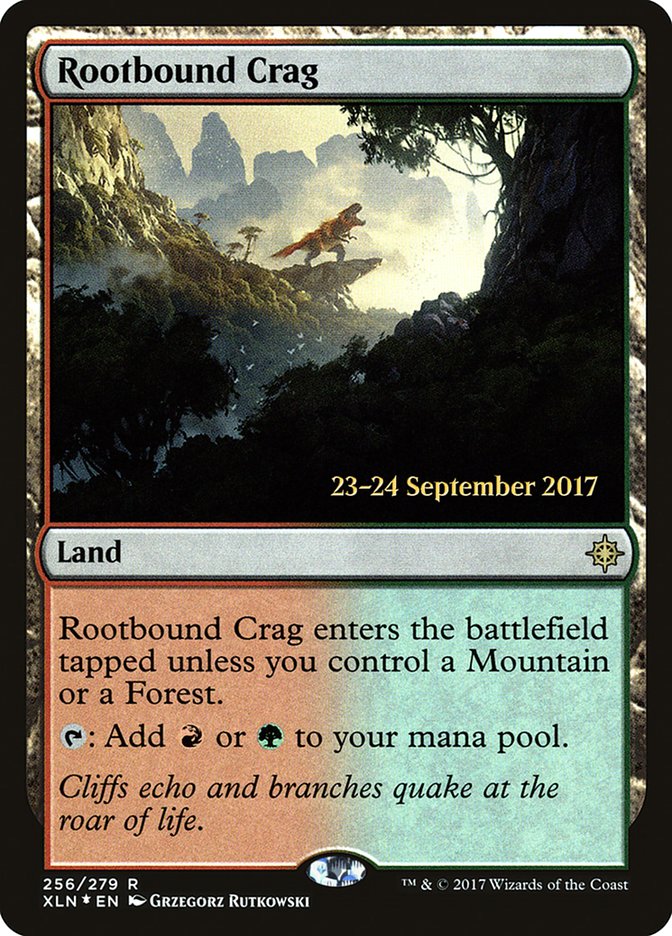 Rootbound Crag  [Ixalan Prerelease Promos] | Play N Trade Winnipeg