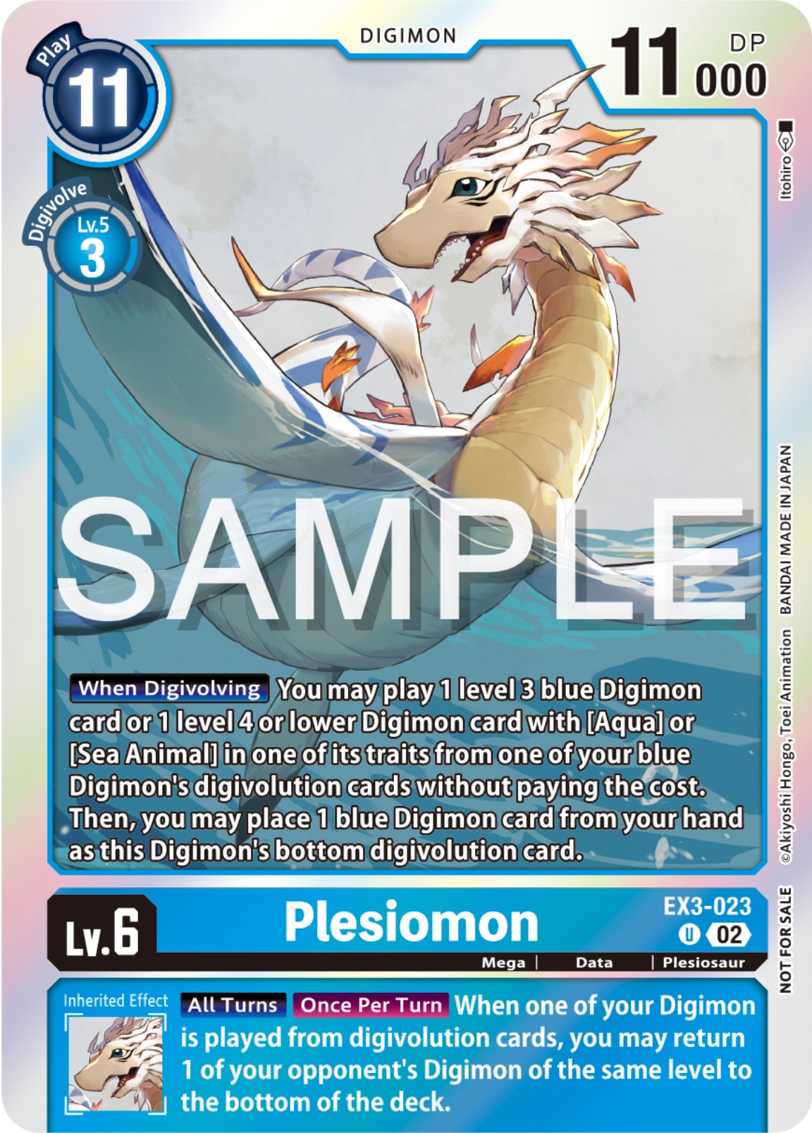 Plesiomon [EX3-023] (Event Pack 6) [Draconic Roar Promos] | Play N Trade Winnipeg