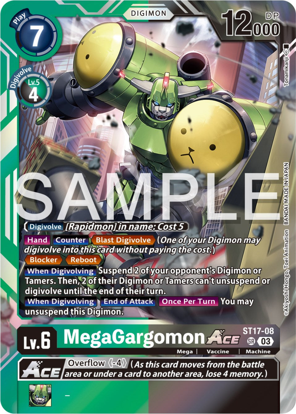 MegaGargomon Ace [ST17-08] [Starter Deck: Double Typhoon Advanced Deck Set] | Play N Trade Winnipeg