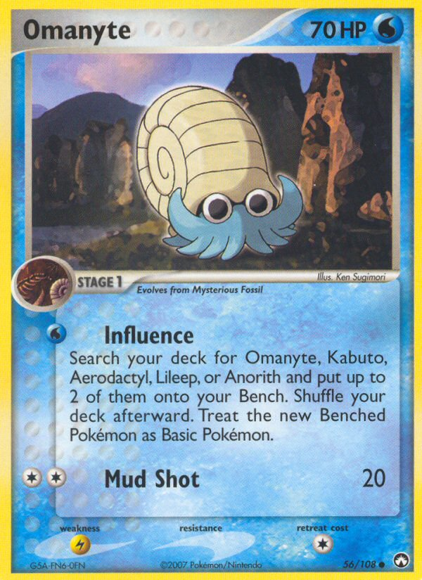 Omanyte (56/108) [EX: Power Keepers] | Play N Trade Winnipeg