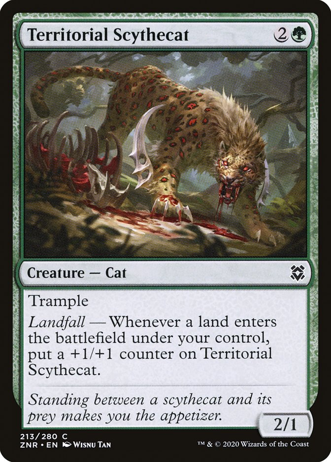 Territorial Scythecat [Zendikar Rising] | Play N Trade Winnipeg