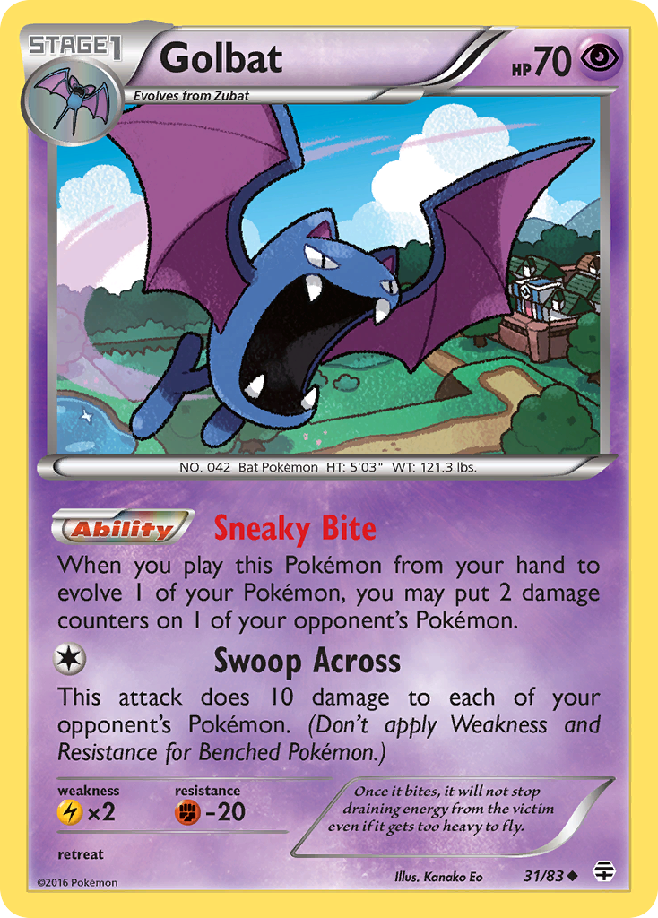 Golbat (31/83) [XY: Generations] | Play N Trade Winnipeg