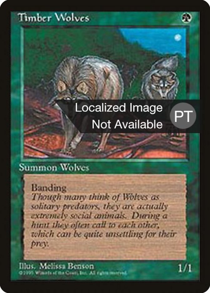 Timber Wolves [Fourth Edition (Foreign Black Border)] | Play N Trade Winnipeg