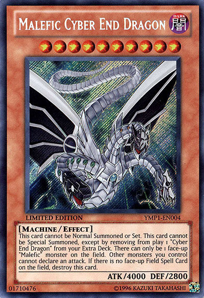 Malefic Cyber End Dragon [YMP1-EN004] Secret Rare | Play N Trade Winnipeg