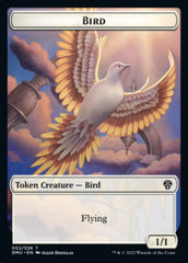 Bird (002) // Wurm Double-sided Token [Dominaria United Tokens] | Play N Trade Winnipeg